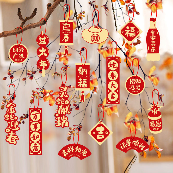 16pcs-2025-year-of-the-snake-fortune-peace-hanging-spring-couplet-decorations-09