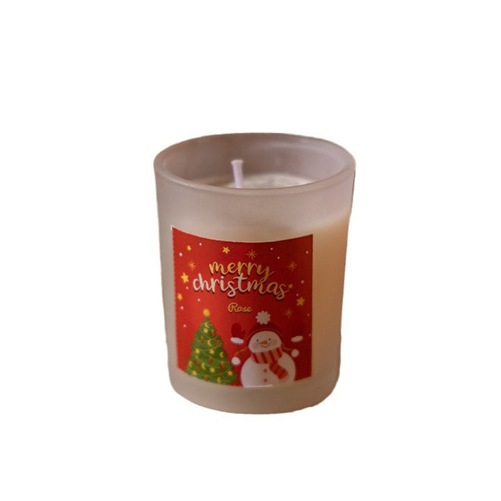 2024 christmas 6pcs glass soy wax scented candle gift box