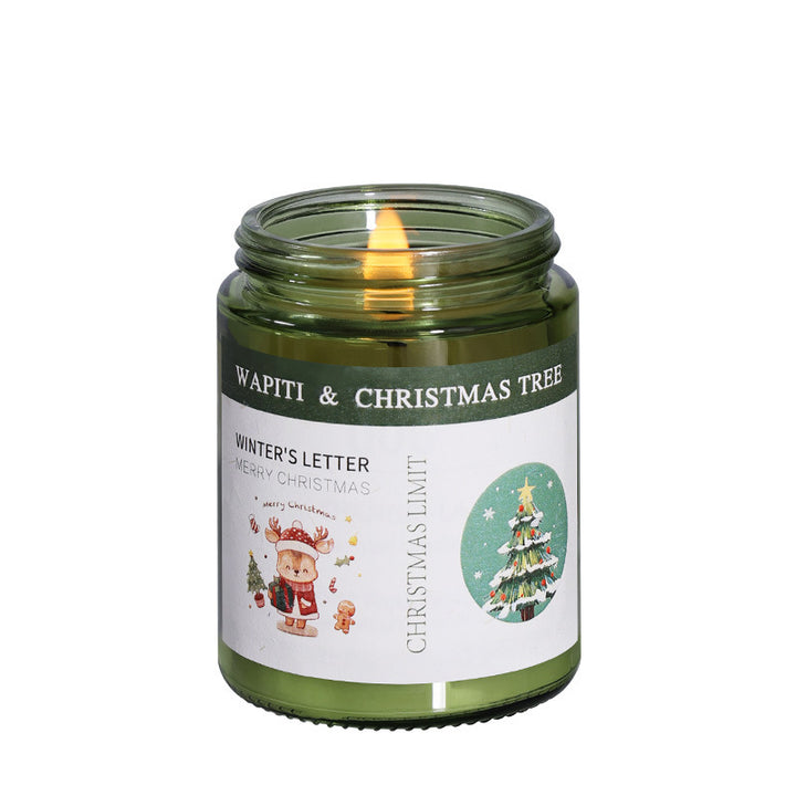 2024 christmas diy glass cup scented candle gift set