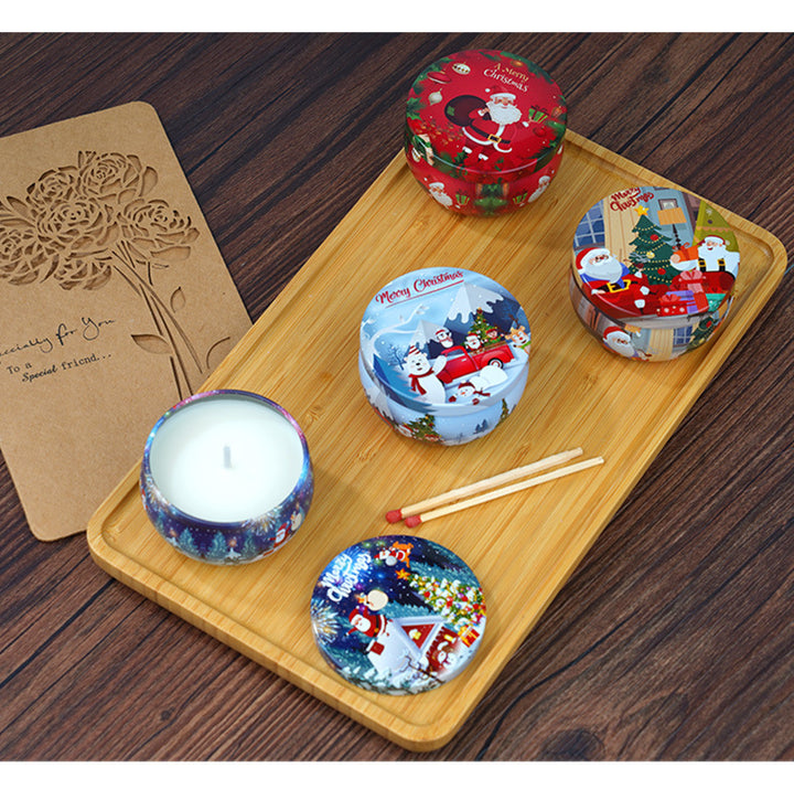 2024 christmas gift tin aromatherapy scented candle gift box