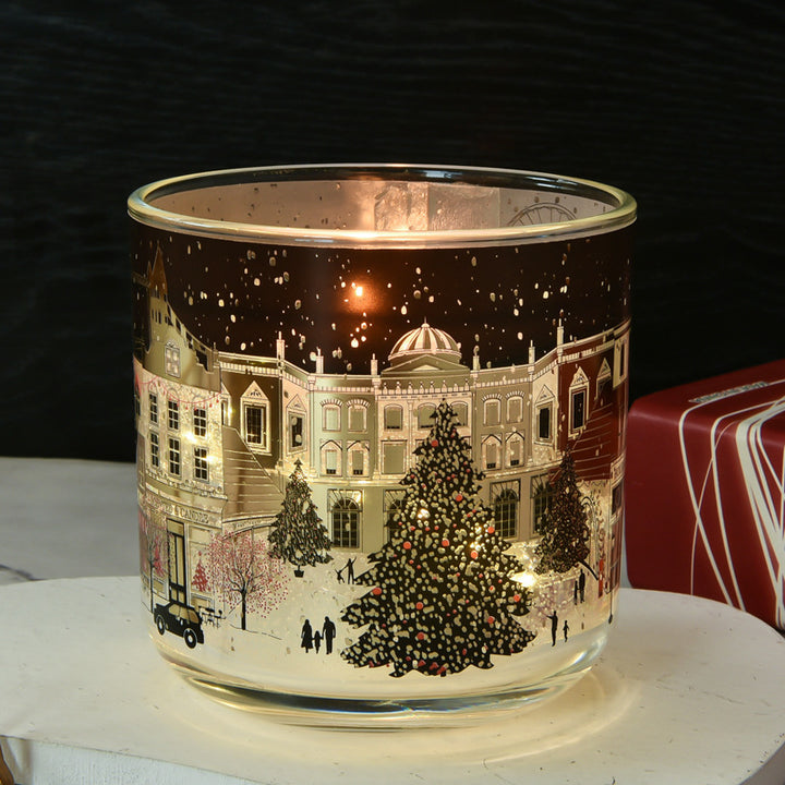 2024 christmas led night sky glass jar scented candle