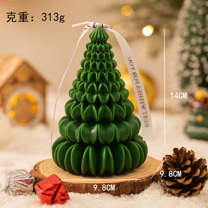 2024 christmas origami style christmas tree scented candle