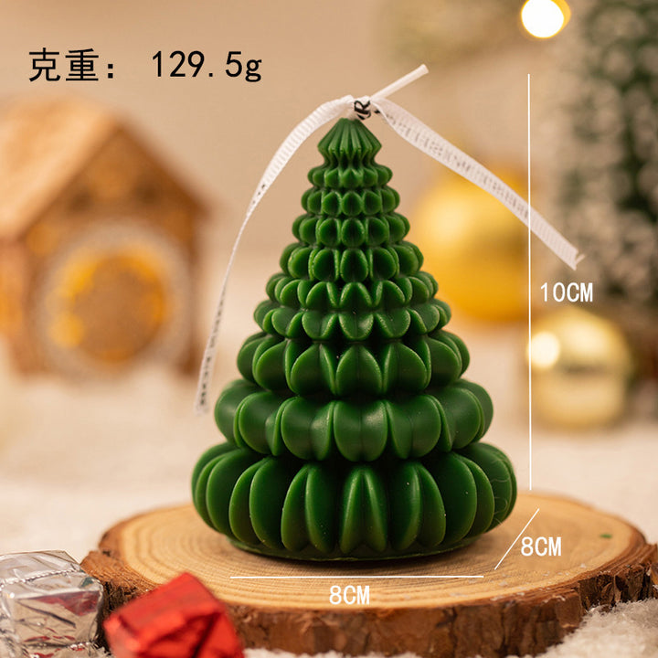 2024 christmas origami style christmas tree scented candle