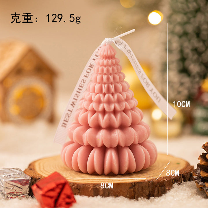 2024 christmas origami style christmas tree scented candle