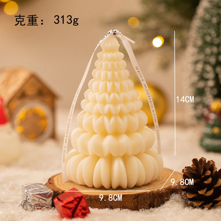 2024 christmas origami style christmas tree scented candle