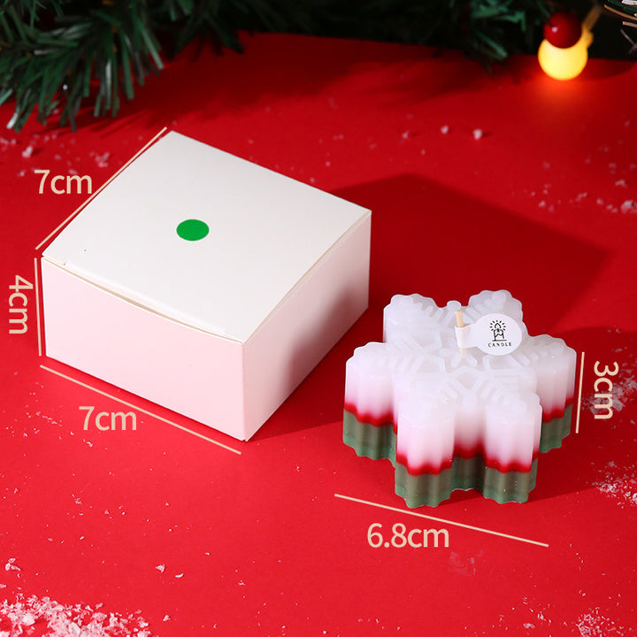 2024 christmas snowflake shaped scented candle