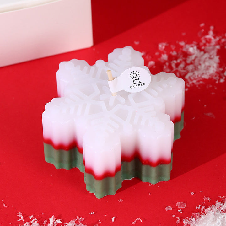 2024 christmas snowflake shaped scented candle