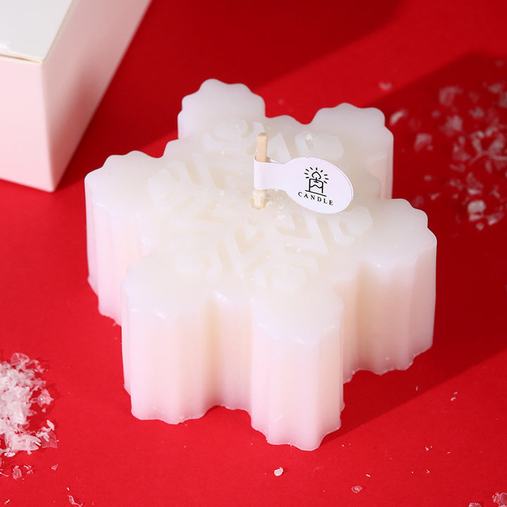 2024 christmas snowflake shaped scented candle