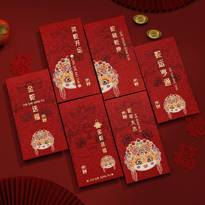 2025 new year red envelopes year of the snake lucky money envelope