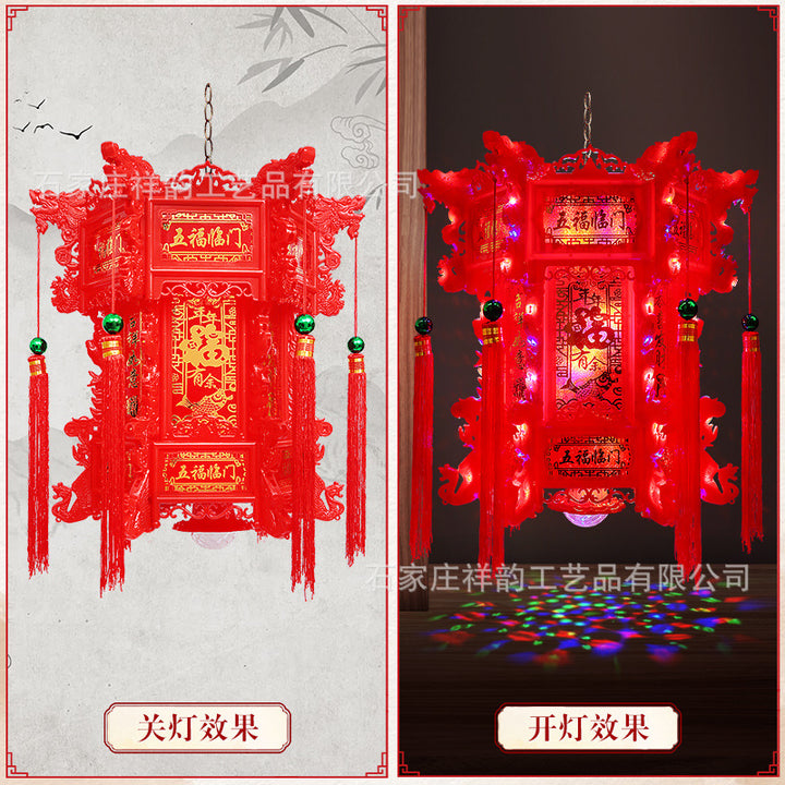 2025-new-year-retro-hexagonal-outdoor-red-chinese-lanterns-with-led-lights-11