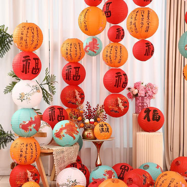 2025-year-of-the-snake-foldable-fortune-paper-lantern-hanging-decoration-01