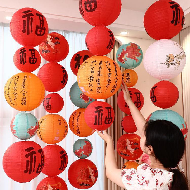 2025-year-of-the-snake-foldable-fortune-paper-lantern-hanging-decoration-04