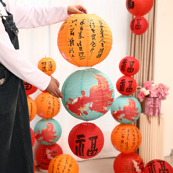 2025-year-of-the-snake-foldable-fortune-paper-lantern-hanging-decoration-15