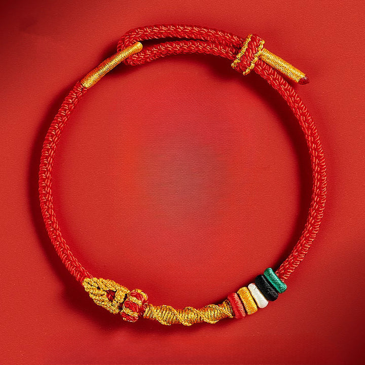 2025 year of the snake golden snake luck prosperous bracelet