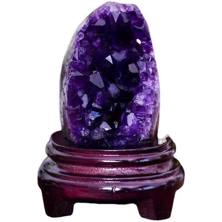 an amethyst cave demagnetizing tool fortune drawing ornament on the table