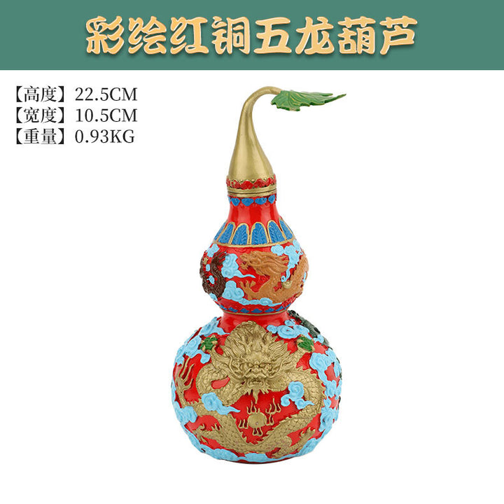 brass-painted-five-dragon-gourd-talisman-ornament-07