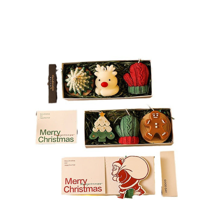 christmas cartoon aromatherapy scented candle gift set