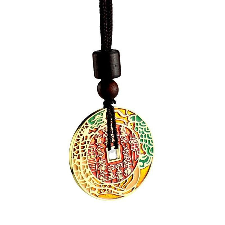 colorful enamel the mountain ghost thunder lord spend money necklace