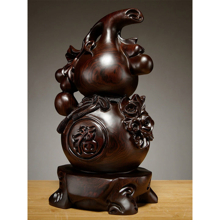 ebony-and-rosewood-carved-fu-lu-gourd-feng-shui-home-decor-04