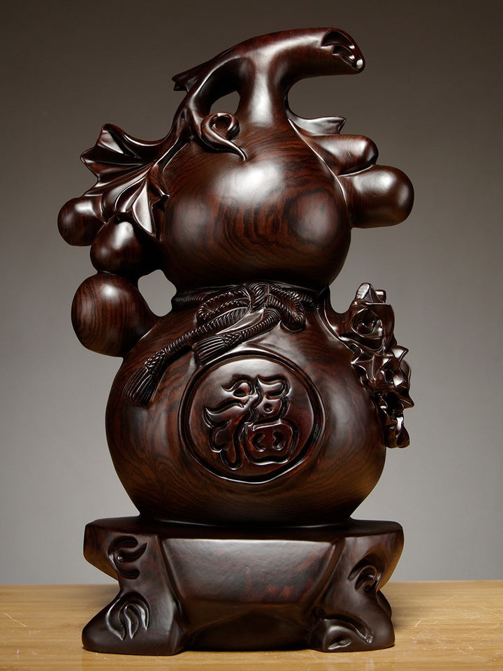 ebony-and-rosewood-carved-fu-lu-gourd-feng-shui-home-decor-06