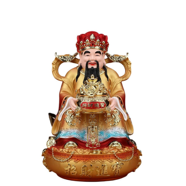 god of wealth statues goddess of fortune resin statue of buddha