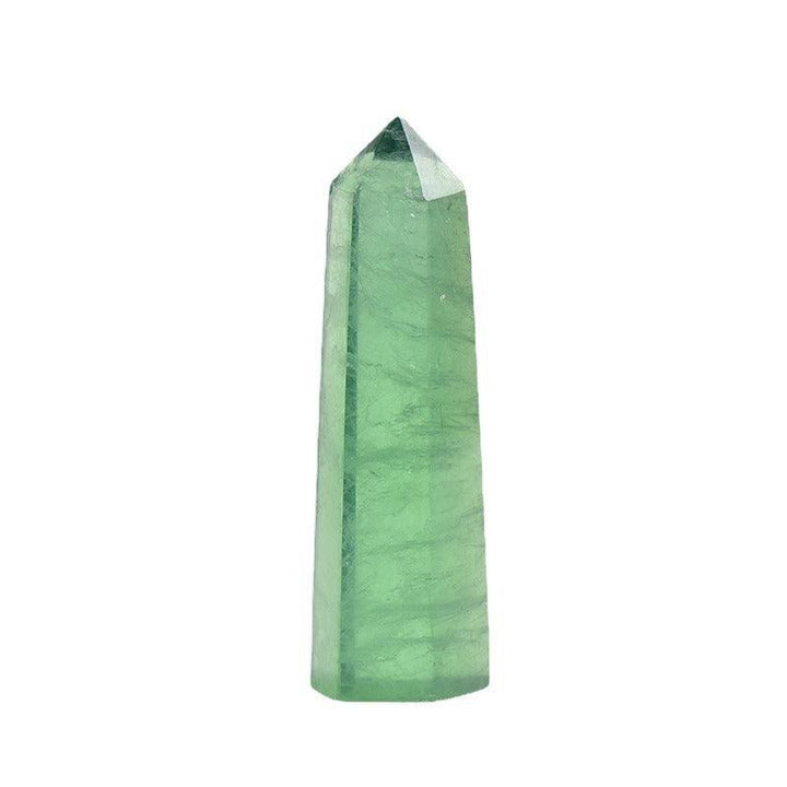 green fluorite tower feng shui hexagonal fluorite crystal raw stone tower