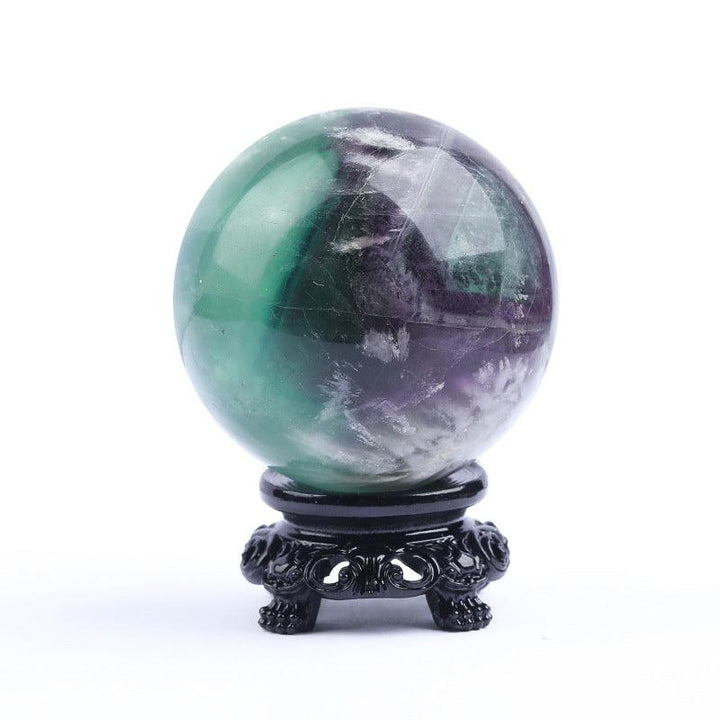 green phantom crystal ball energy gemstone statues