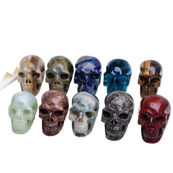 halloween crystal gothic skull home decor