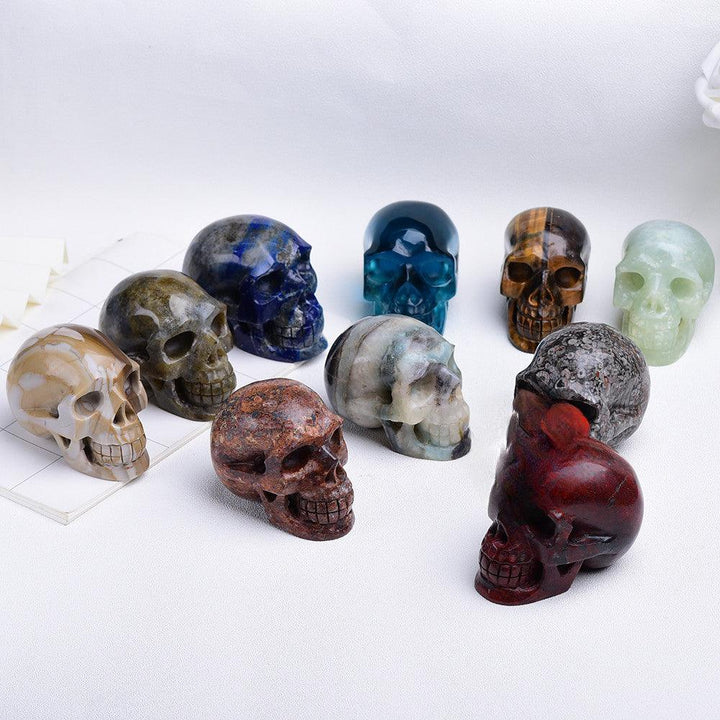 halloween crystal gothic skull home decor