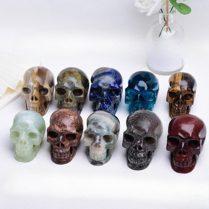 halloween crystal gothic skull home decor