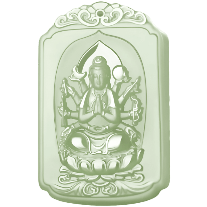 hetian jade pendant buddha of the chinese zodiac necklace