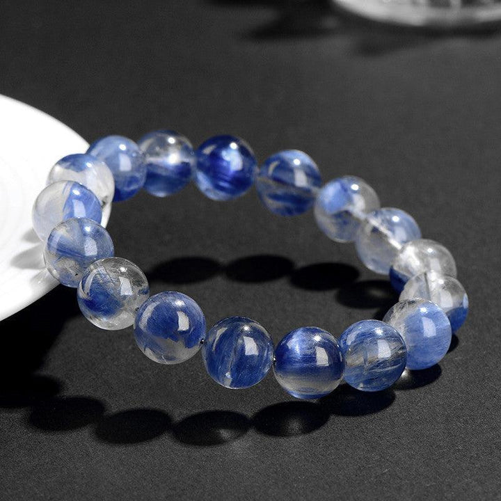 jadeized material blue sodalite bead bracelet