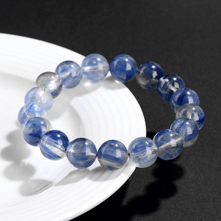 jadeized material blue sodalite bead bracelet