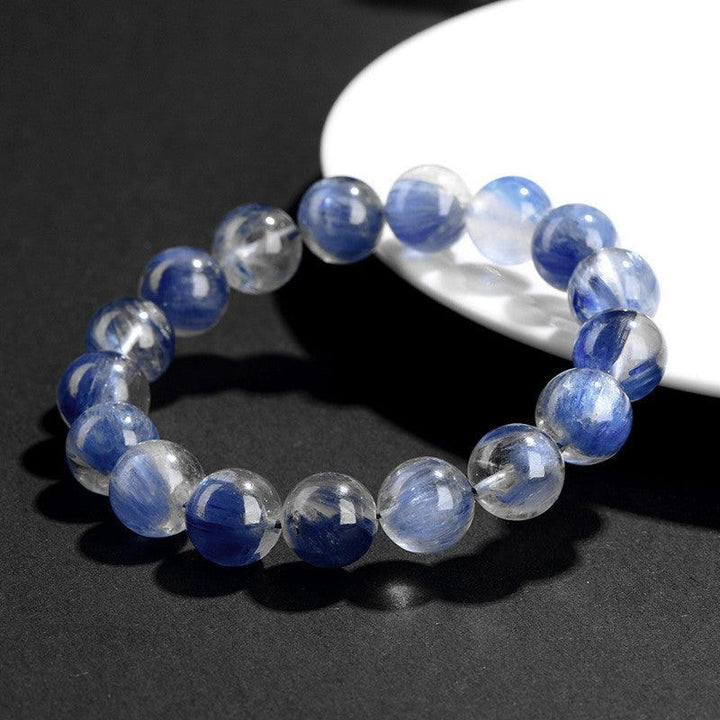 jadeized material blue sodalite bead bracelet