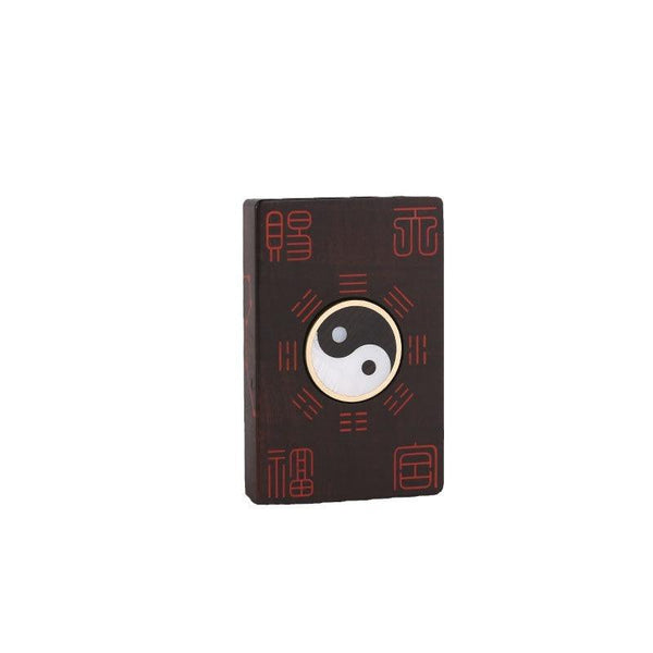 raw cinnabar bagua pendant taoist feng shui jewelry