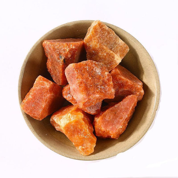 sunstone crystal raw stone aromatherapy incense stone