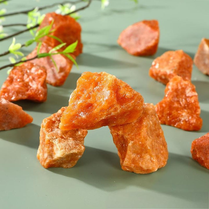 details of sunstone crystal raw stone aromatherapy incense stone