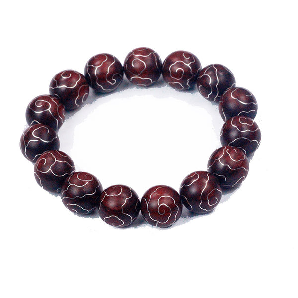 taoist-auspicious-cloud-silver-wooden-bead-blessing-bracelet