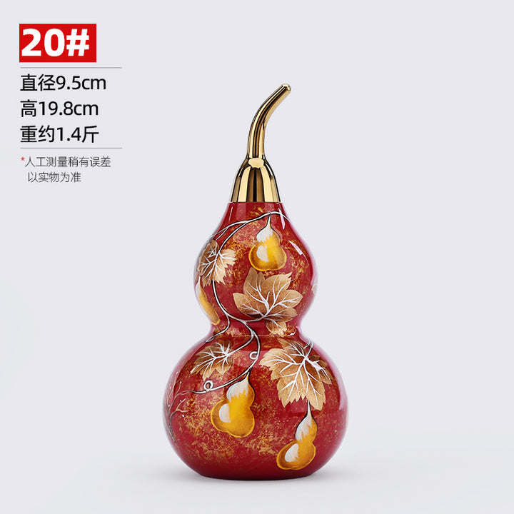 taoist-five-blessings-painted-copper-hu-lu-decor-ornament-06