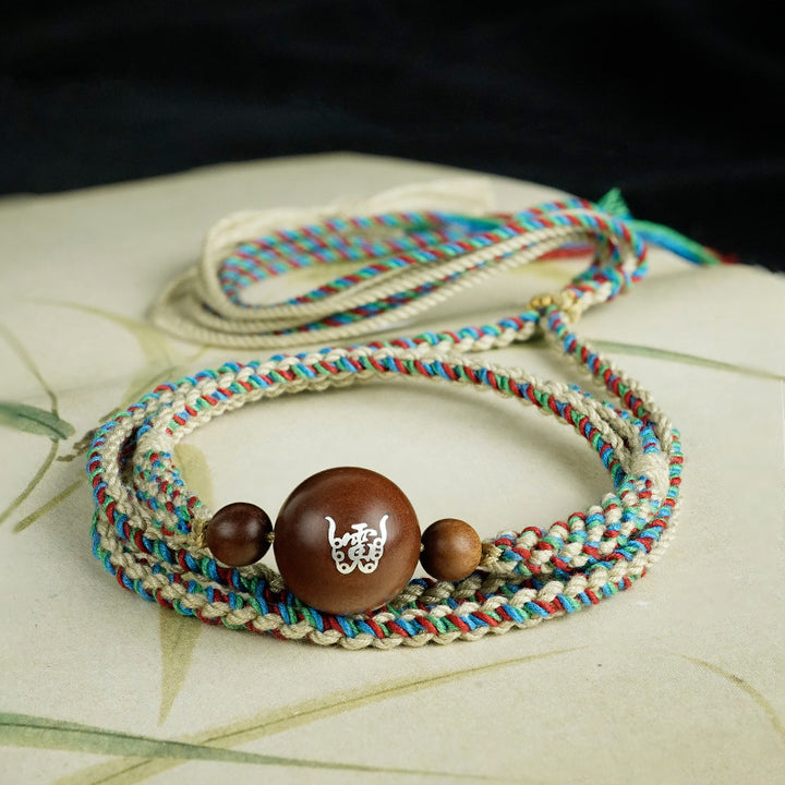 taoist-protective-talisman-wooden-bead-necklace-with-lei-zu-symbol-04