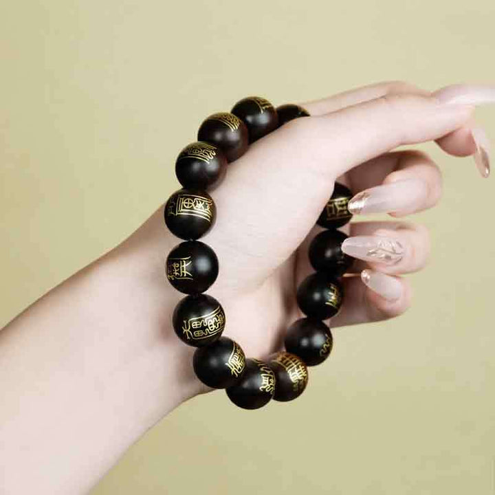 taoist-talismans-symbols-fifteen-fu-wooden-beads-bracelet-with-gold-inlay-05