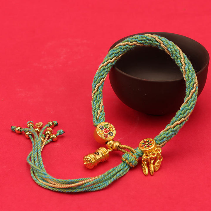 tibetan style red string year of the snake protection bracelet