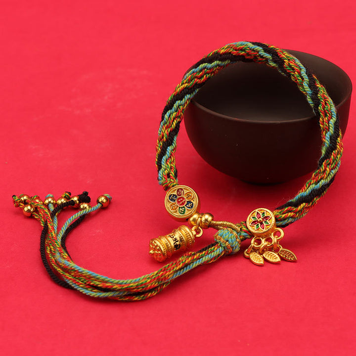 tibetan style red string year of the snake protection bracelet