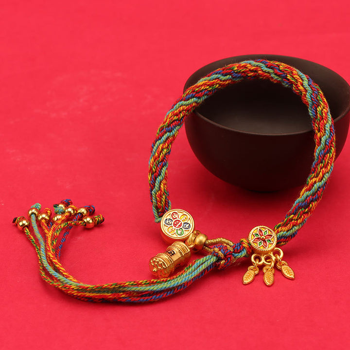 tibetan style red string year of the snake protection bracelet