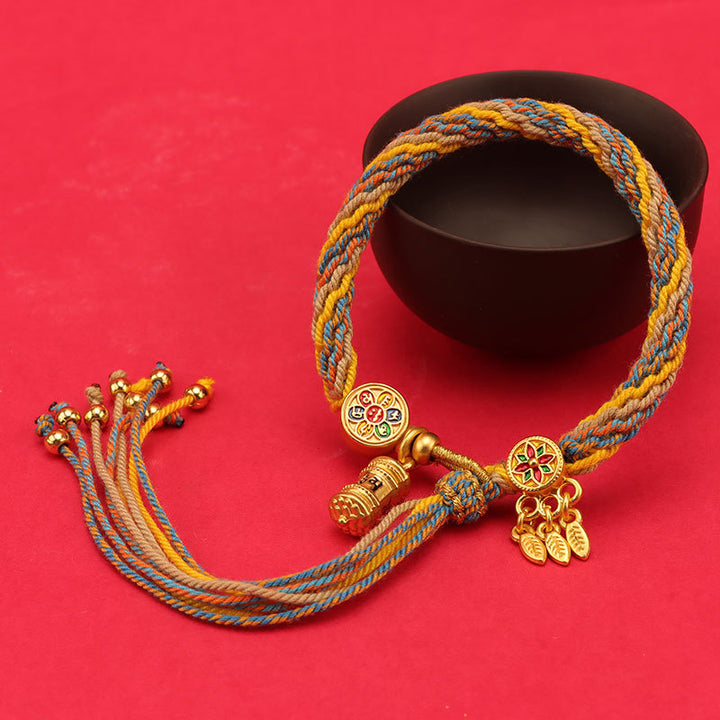 tibetan style red string year of the snake protection bracelet