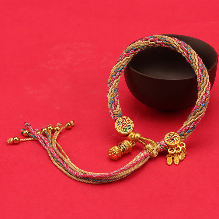 tibetan style red string year of the snake protection bracelet