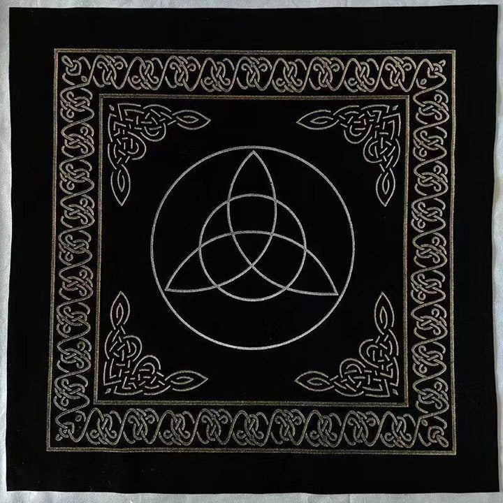 details of velvet large size tablecloth altar magic ceremony cloths