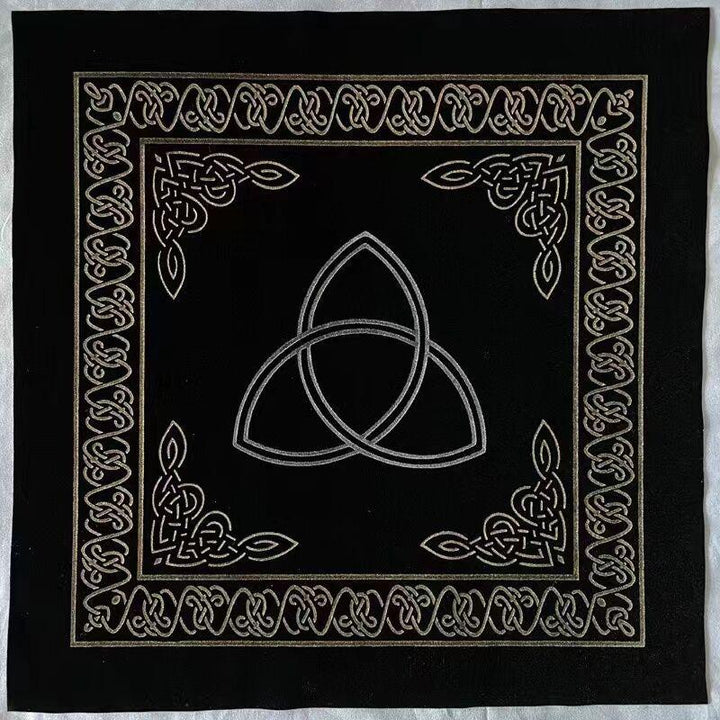 details of velvet large size tablecloth altar magic ceremony cloths