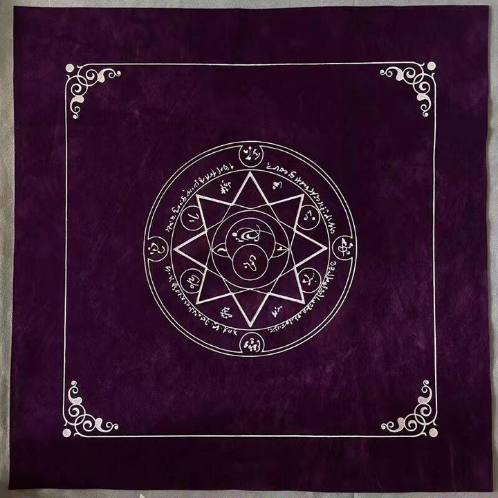 details of velvet large size tablecloth altar magic ceremony cloths