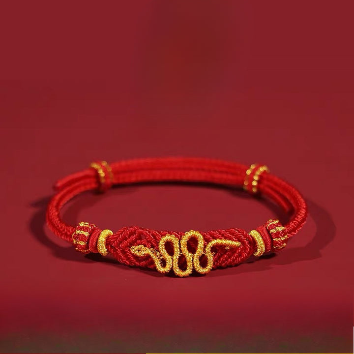 year of snake 2025 red string protection and lucky bracelet